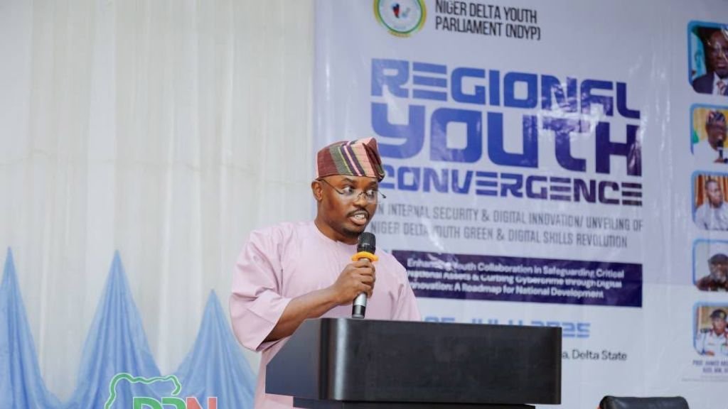 Ese Jibromah speaking in NDYP